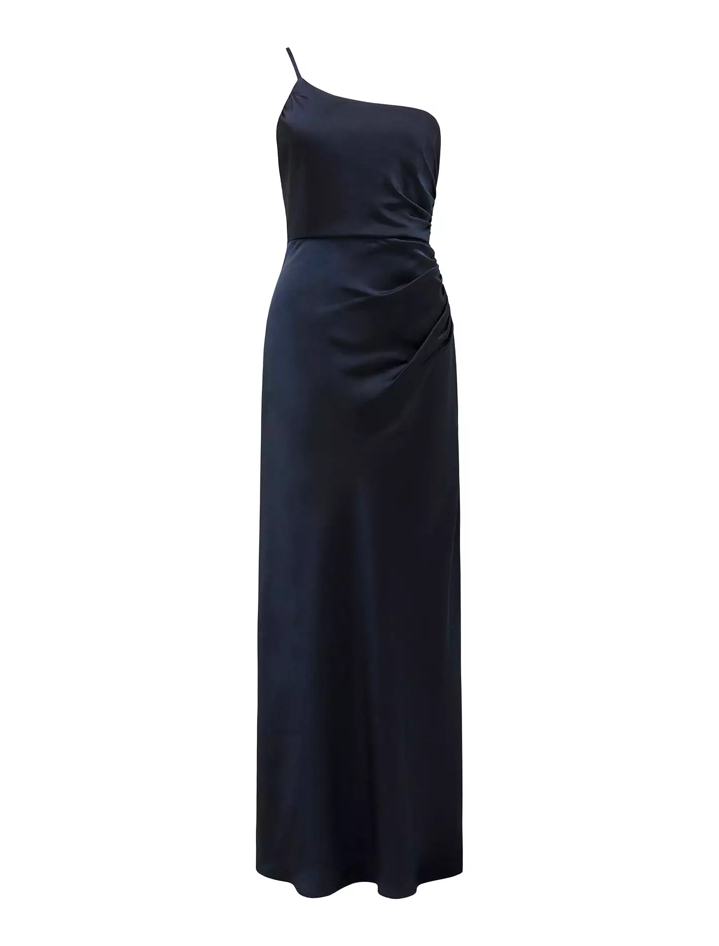 Kelly One Shoulder Satin Maxi Dress