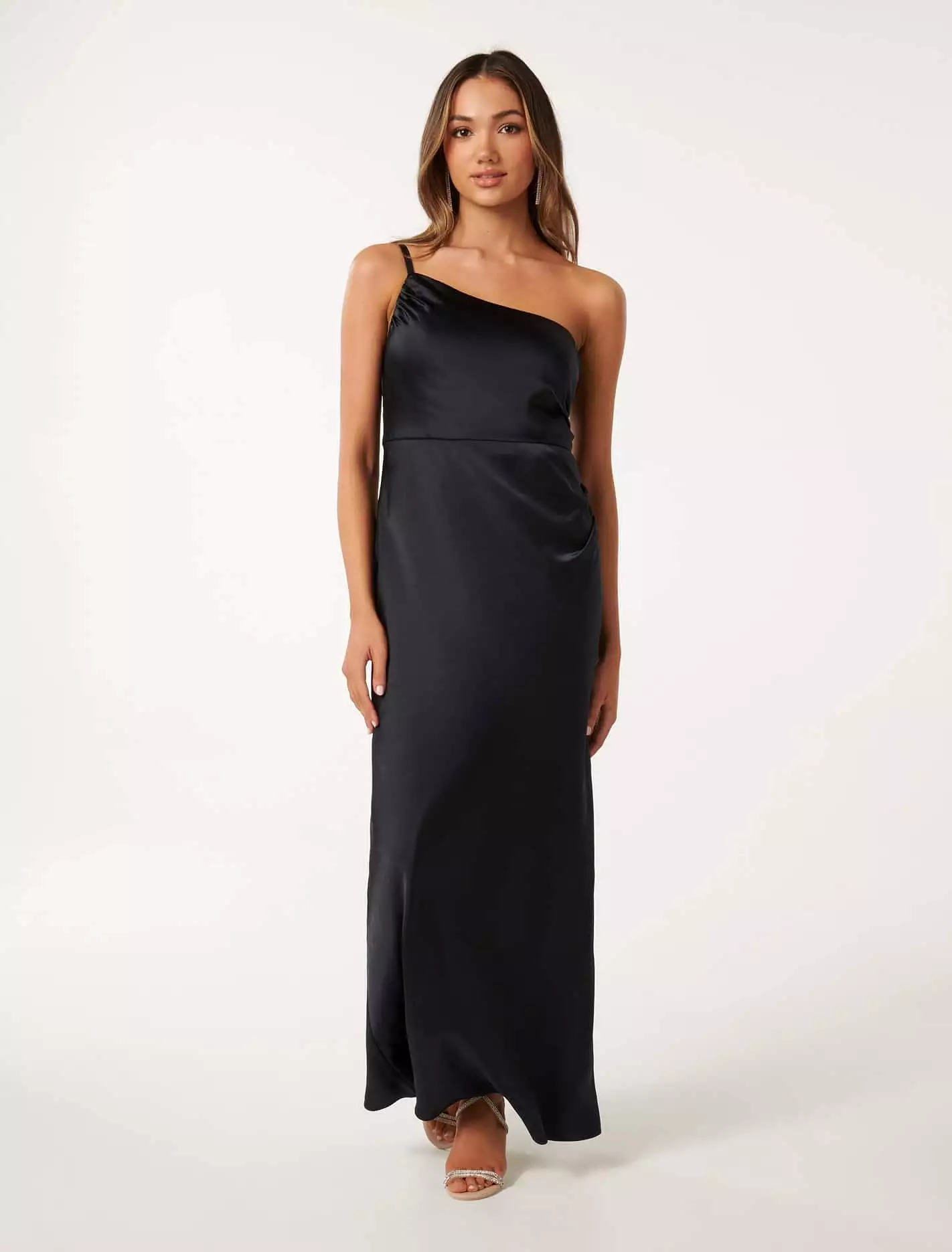 Kelly Petite One Shoulder Maxi Dress