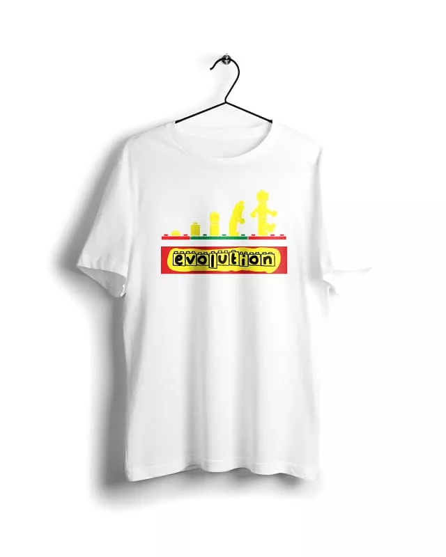 Lego Evolution - Digital Graphics Basic T-shirt White