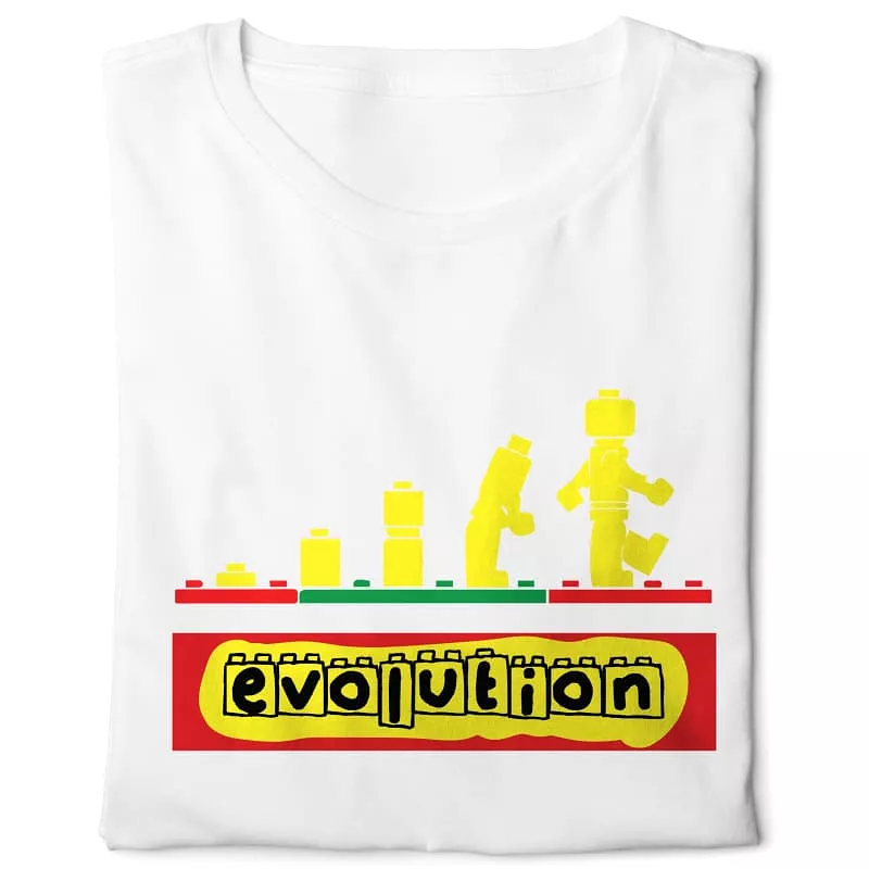 Lego Evolution - Digital Graphics Basic T-shirt White