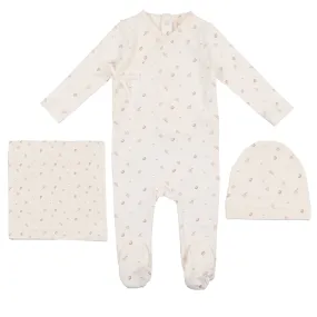 Lilette Blossom Printed Wrapover Layette Set