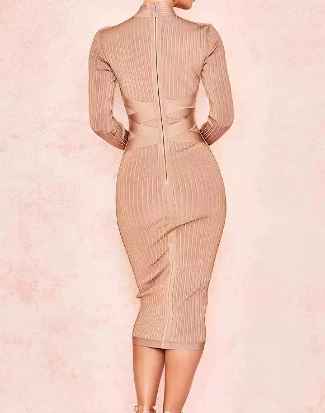 Long Sleeve Slim Bandage Dress