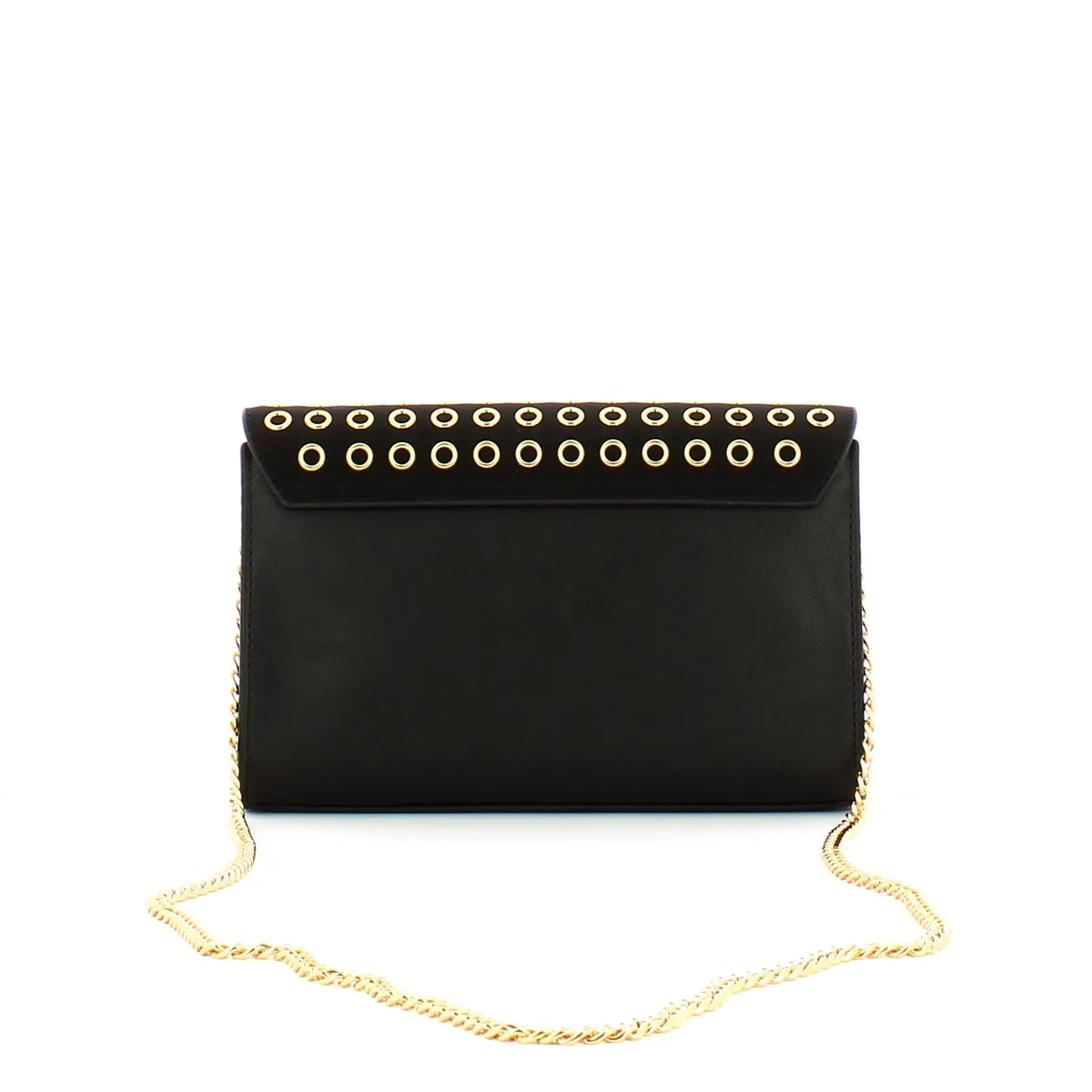 Love Moschino - Pochette Glam Up Nero - JC4063PP1L - NERO+EYELETS/ORO