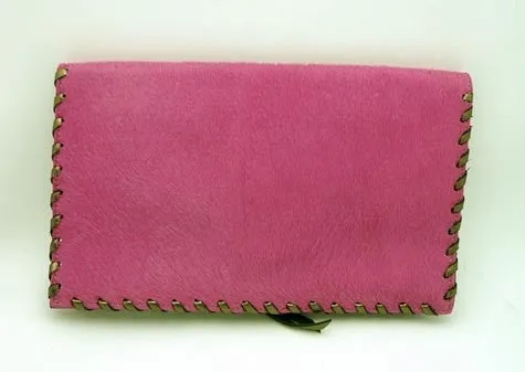 Malini Murjani Fucshia Pony Clutch