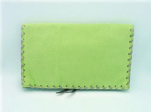 Malini Murjani Lime Pony Clutch