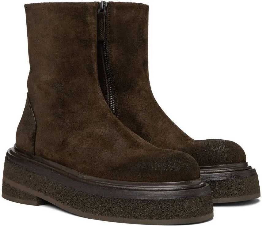 Marsèll Brown Zuccone Ankle Boots