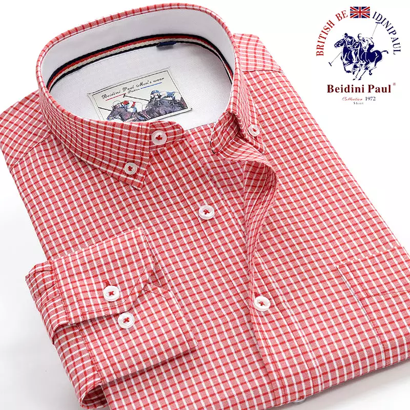 Men's oxford loose version men's shirt