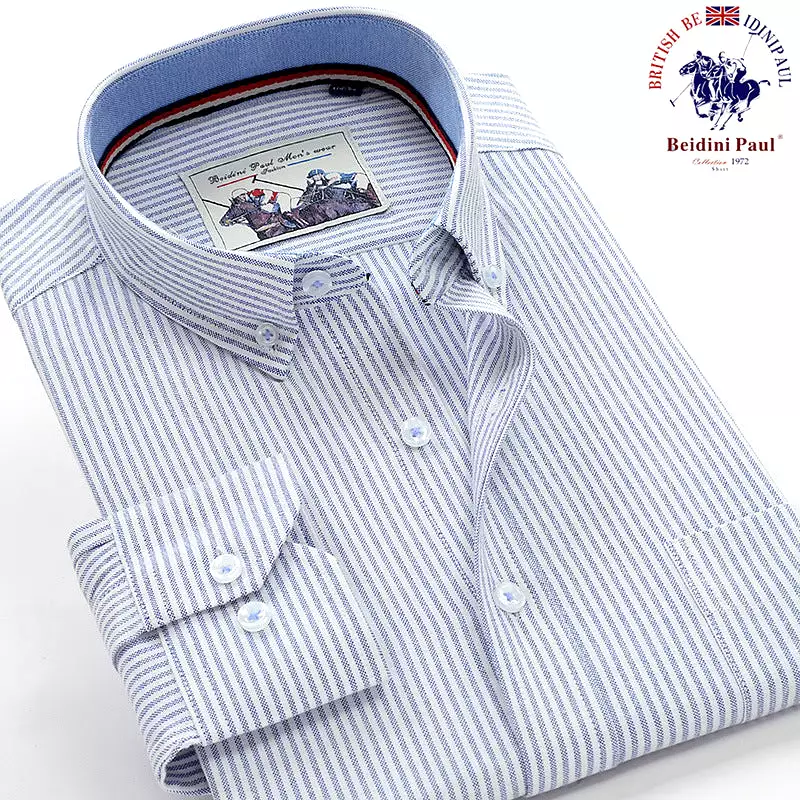 Men's oxford loose version men's shirt