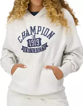 Men's University 1919 Logo Reverse Weave Hoodie