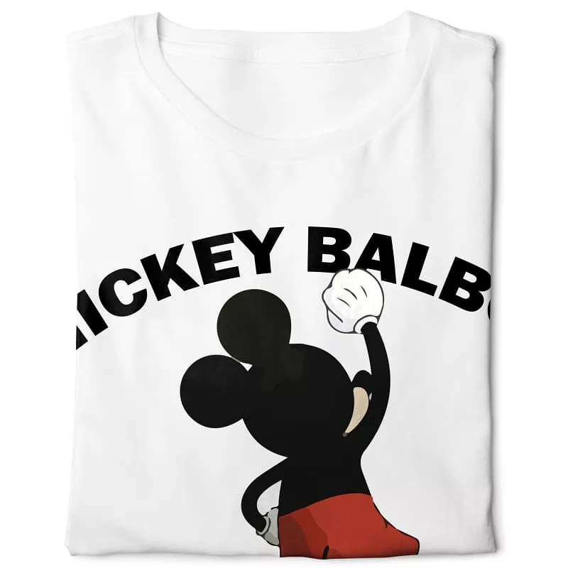 Mickey Balboa - Digital Graphics Basic T-shirt White