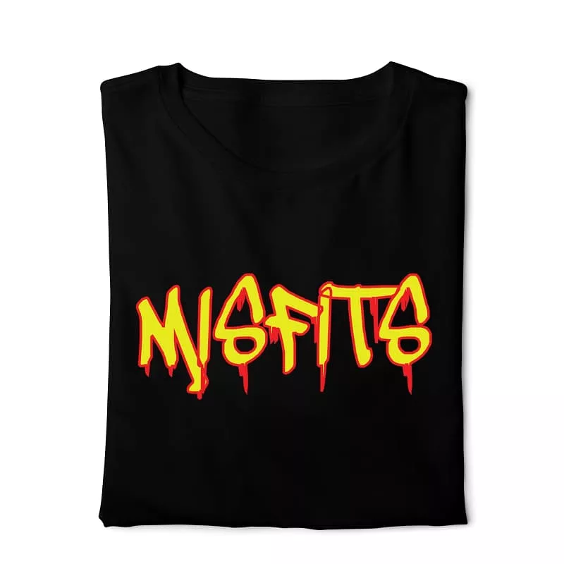 Misfits - Digital Graphics Basic T-shirt Black