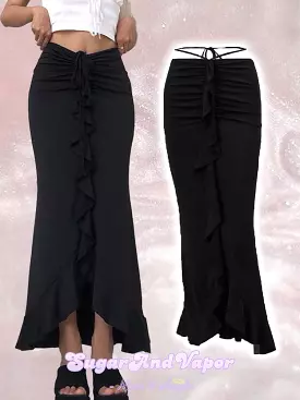 Morrighan Dark Mermaid Long Skirt