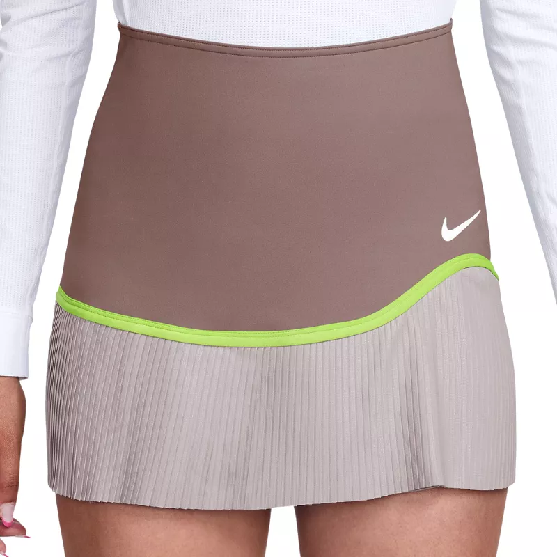 Nike Advantage Women Dri-Fit Tennis Skirt - Smokey Mauve/Platinum Violet/White