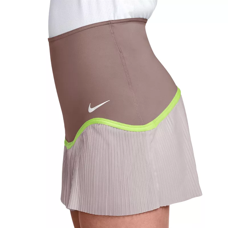 Nike Advantage Women Dri-Fit Tennis Skirt - Smokey Mauve/Platinum Violet/White