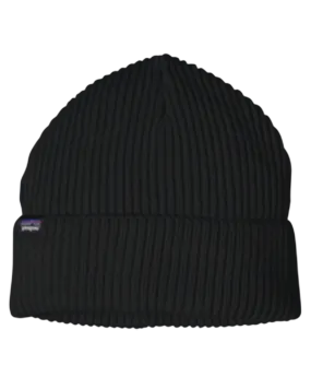 Patagonia Fishermans Rolled Beanie - Black