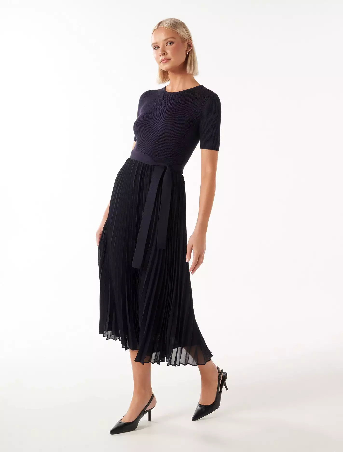 Penelope Half Sleeve Knit Dress