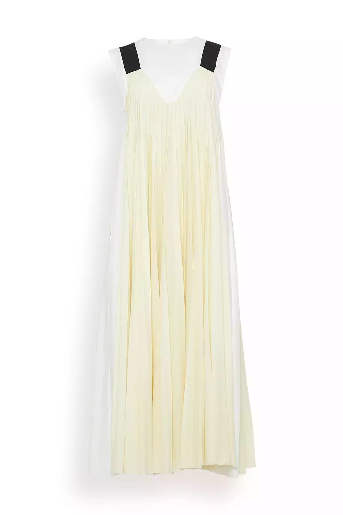 Pleated Dress in Butter