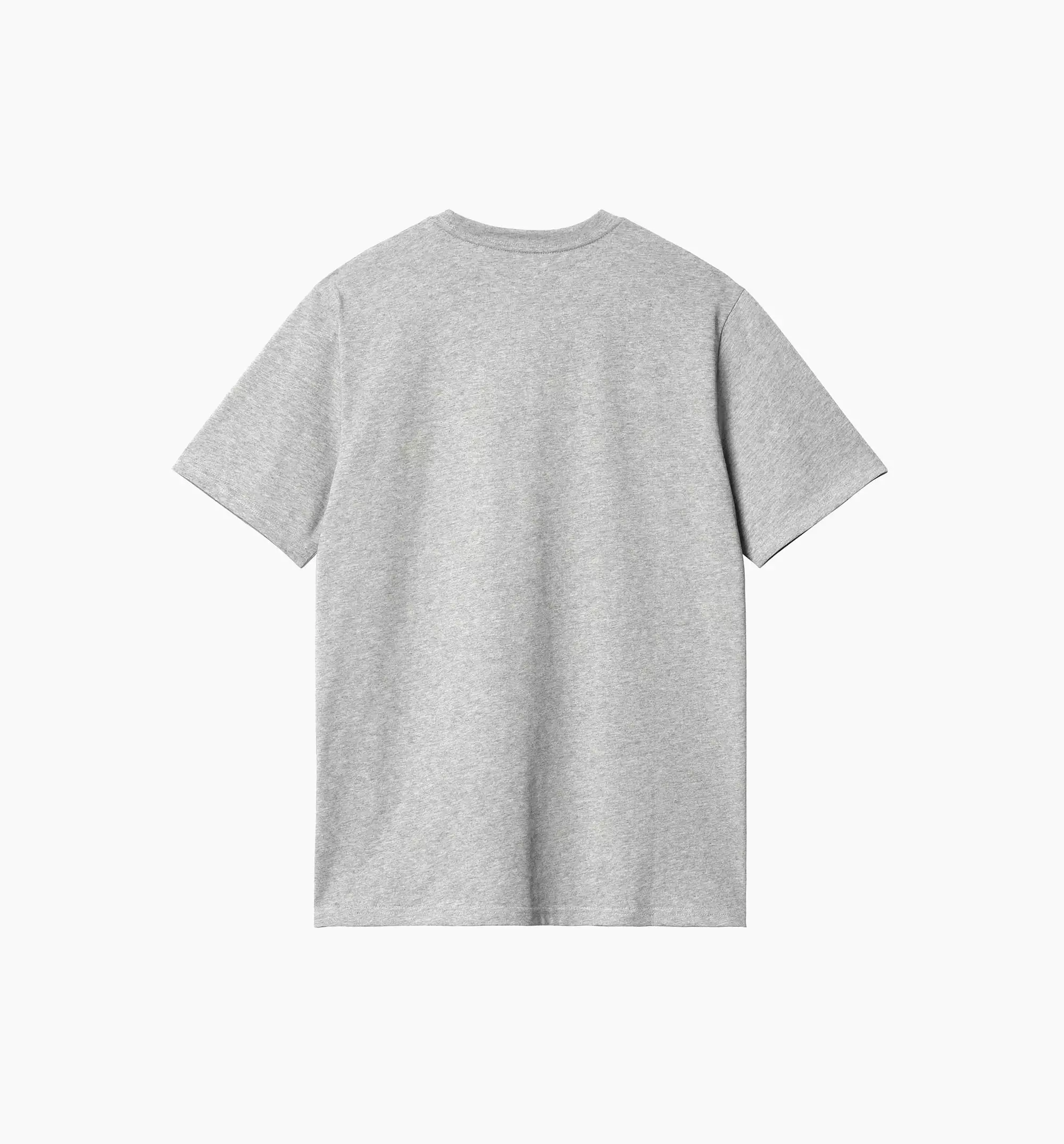 Pocket Mens Short Sleeve Shirt - Light Grey