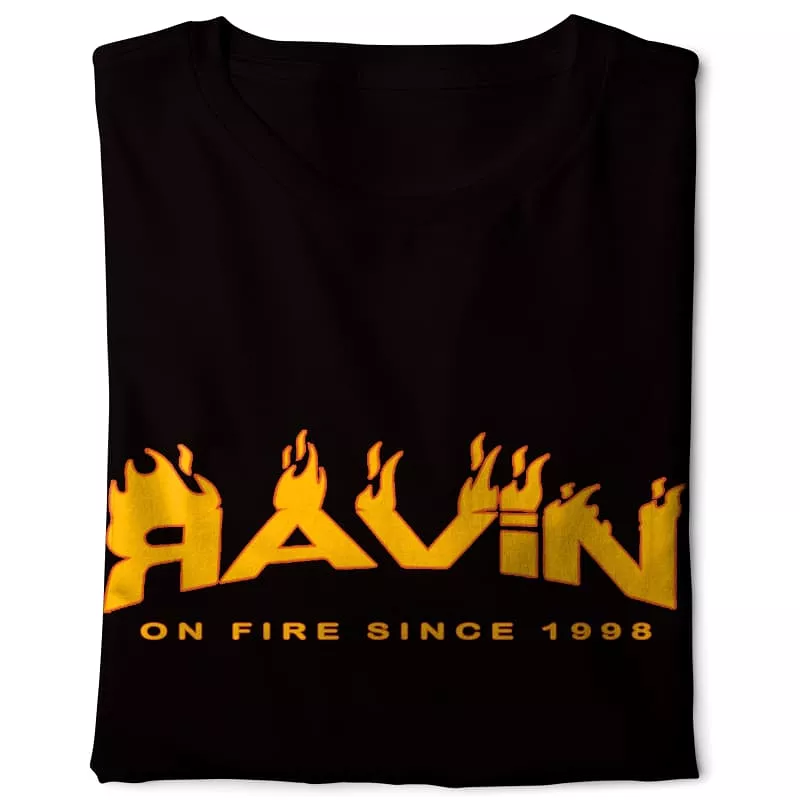 Ravin on Fire - Digital Graphics Basic T-shirt black