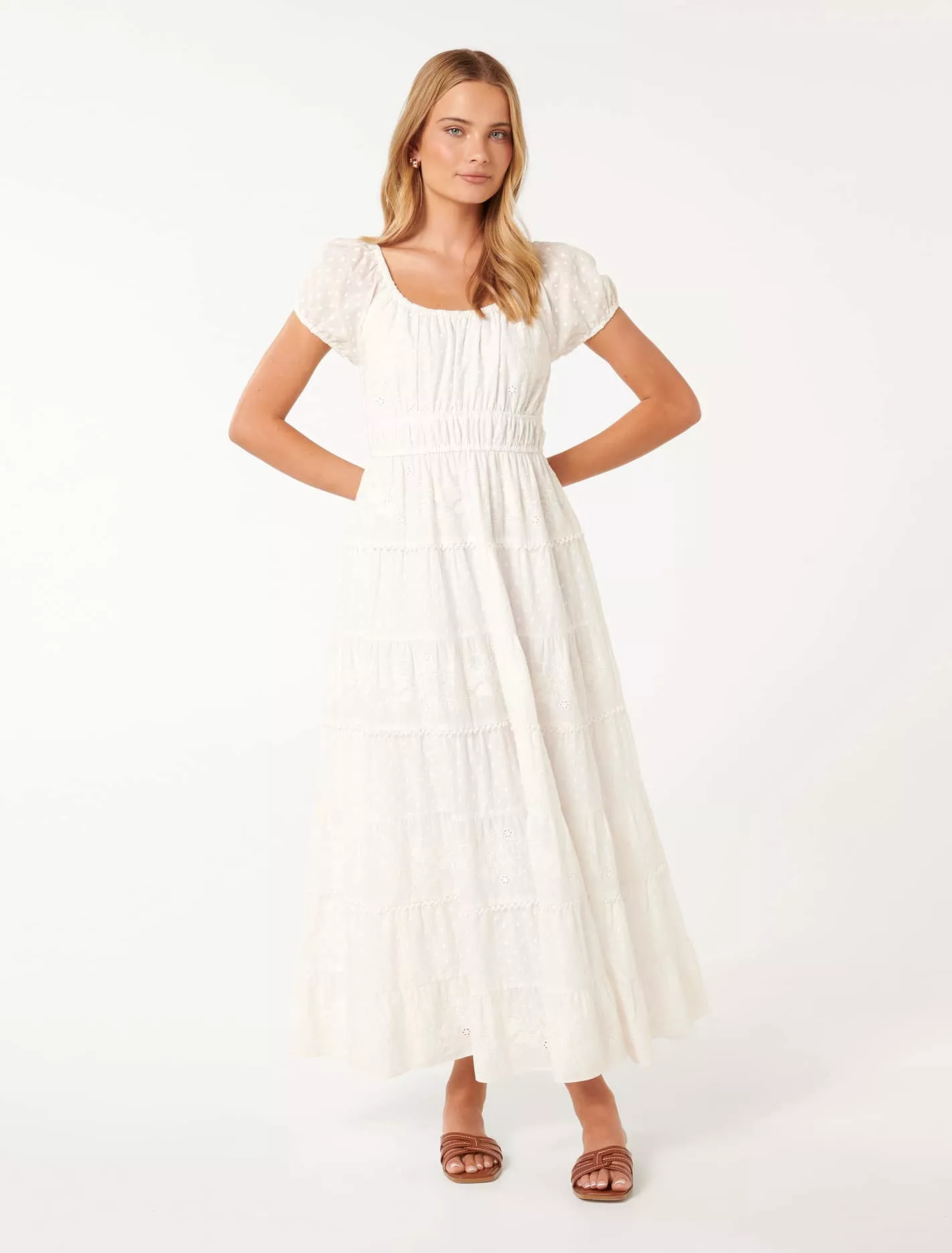 Sardinia Tiered Midi Dress