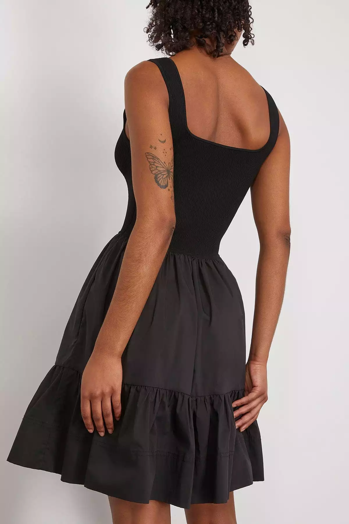 Short Josephina Dress in Black