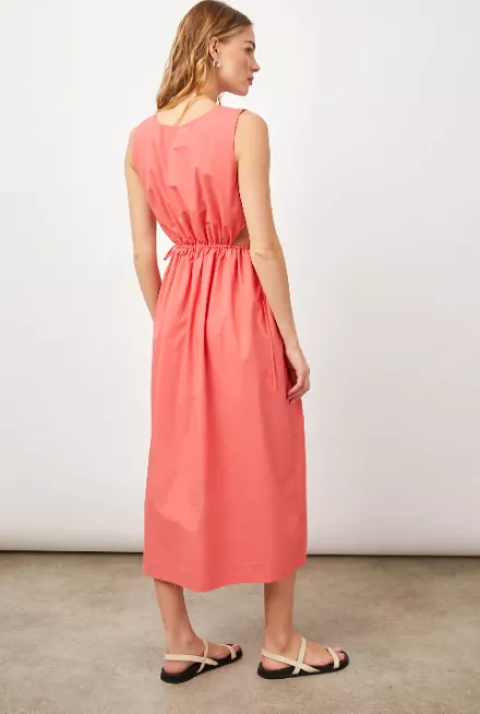 Spiced coral Yvette dress