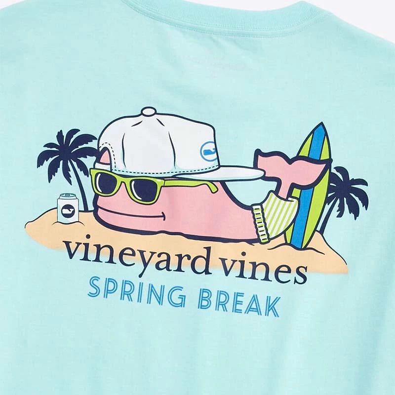 Spring Break Whale Short Sleeve T-Shirt