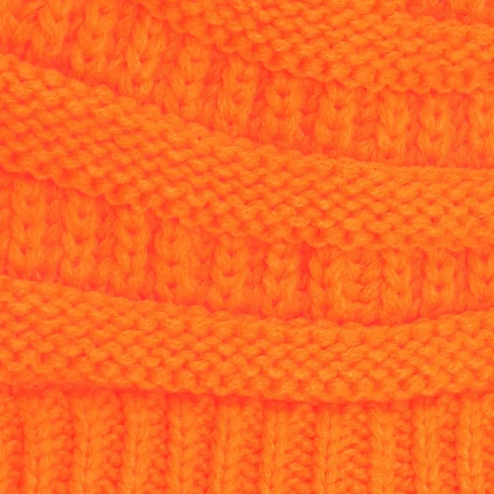 Starfire Criss-Cross Knit CC Beanie