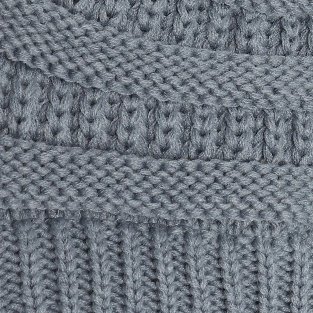 Starfire Criss-Cross Knit CC Beanie