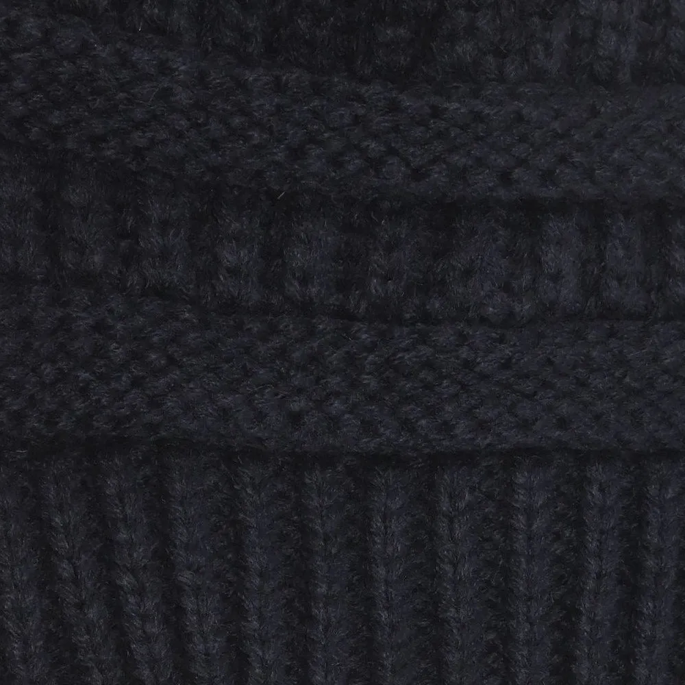 Starfire Criss-Cross Knit CC Beanie