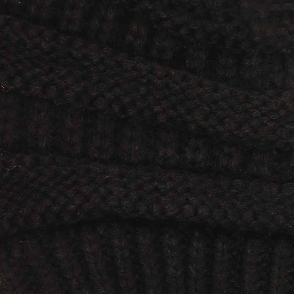 Starfire Criss-Cross Knit CC Beanie