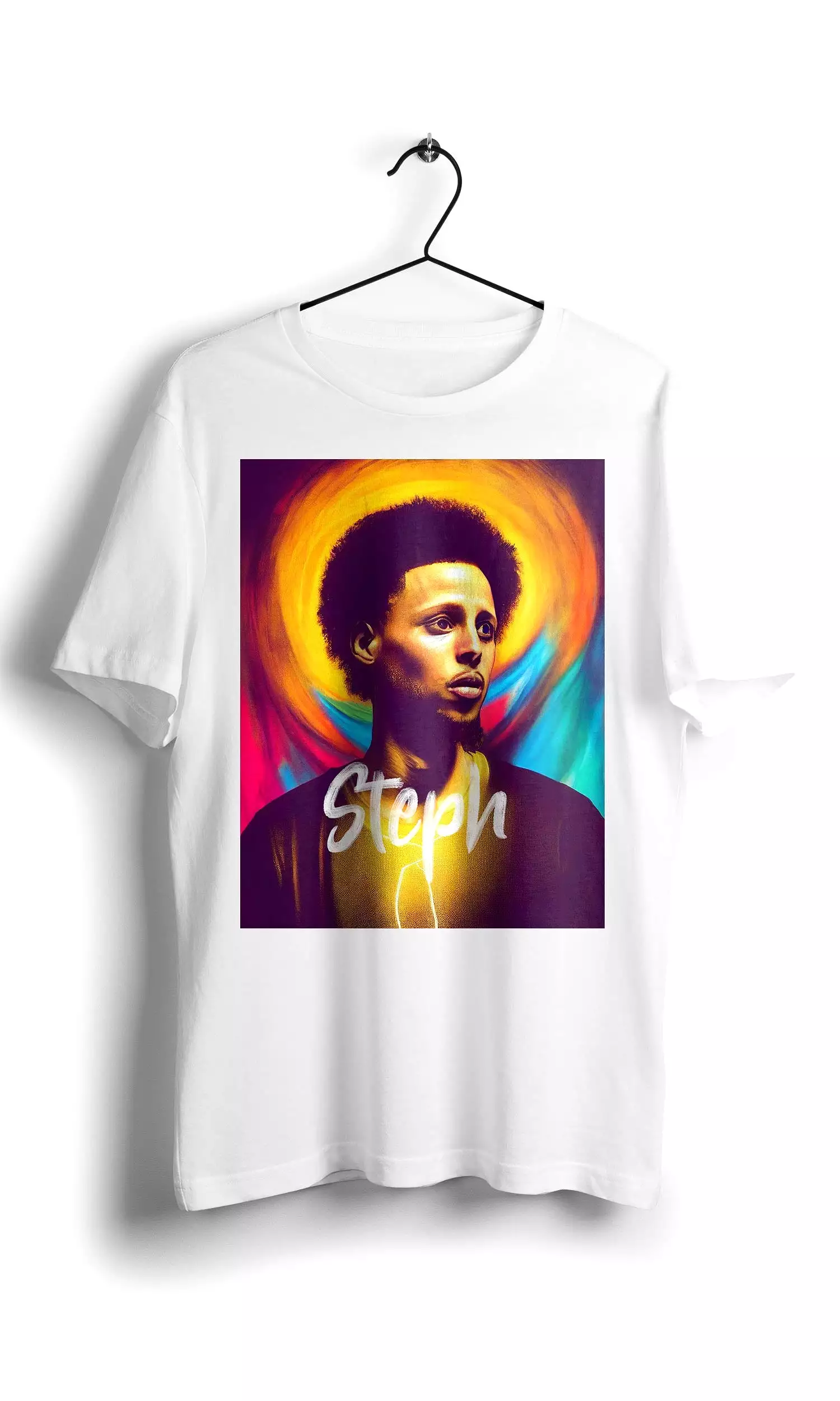 Steph Curry Nba legends - Digital Graphics Basic T-shirt white