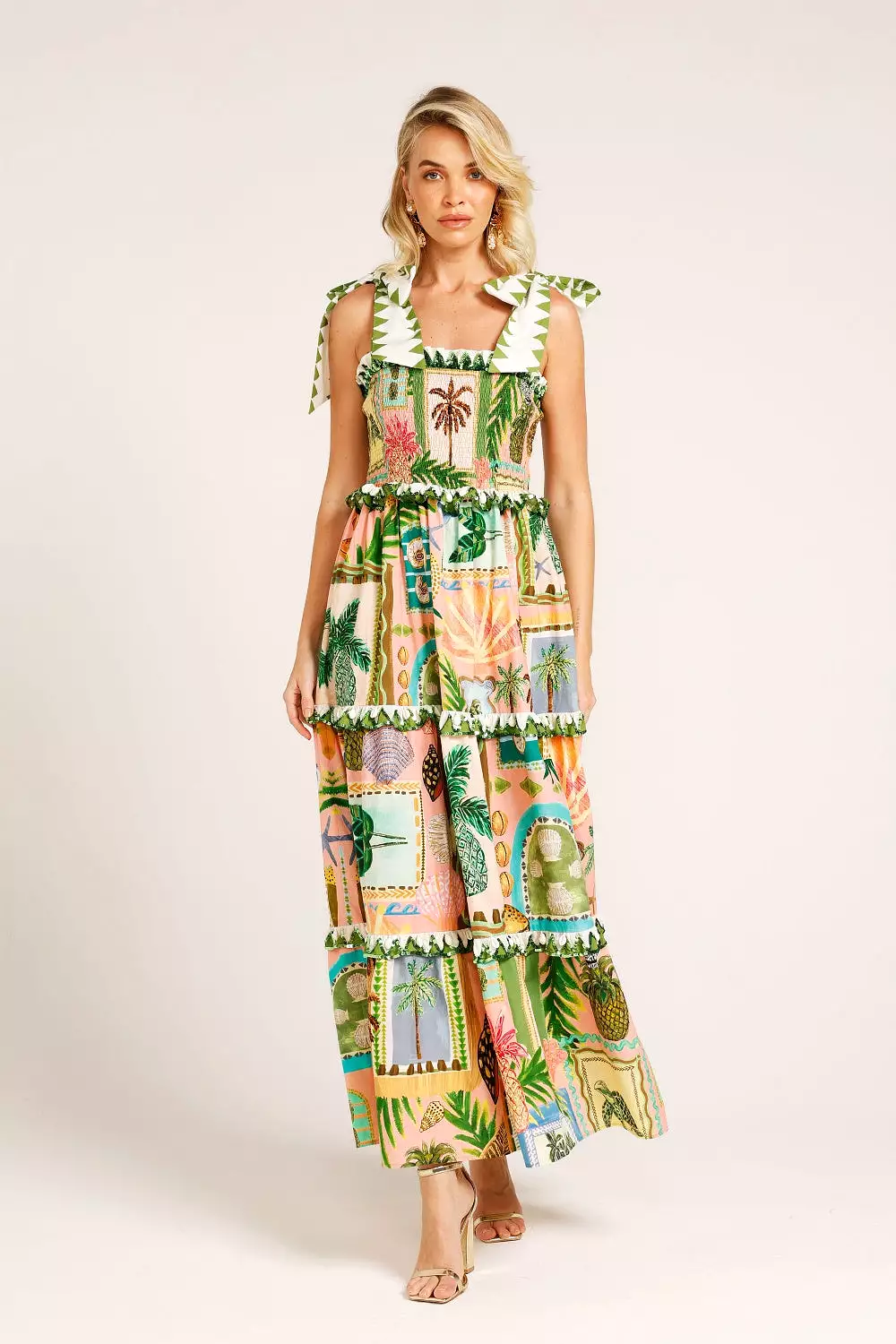 THE HANNAH TIERED MAXI DRESS