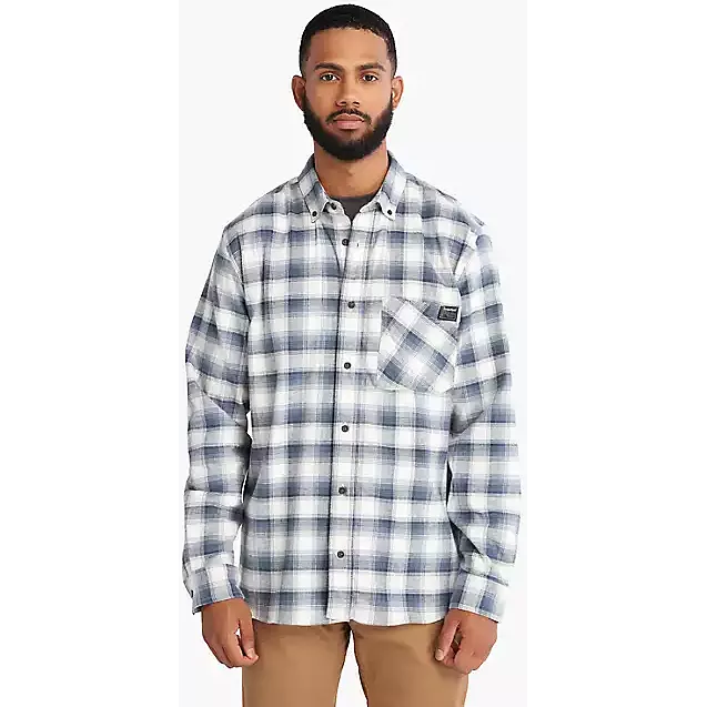 Timberland Pro Men's Woodfort Lightweight Flex Shirt -Indigo- TB0A64AWB05