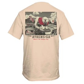 UGA Mascot Stadium Short Sleeve T-Shirt