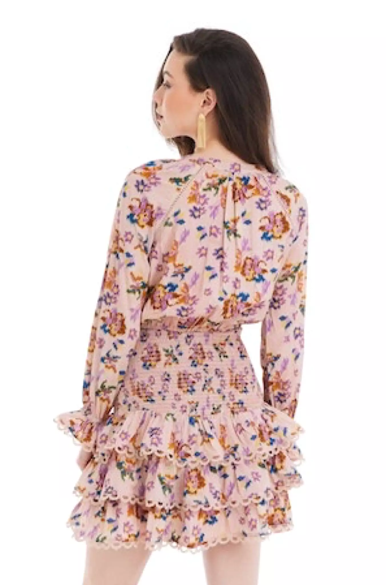 Uma Mini Dress in Blush Floral