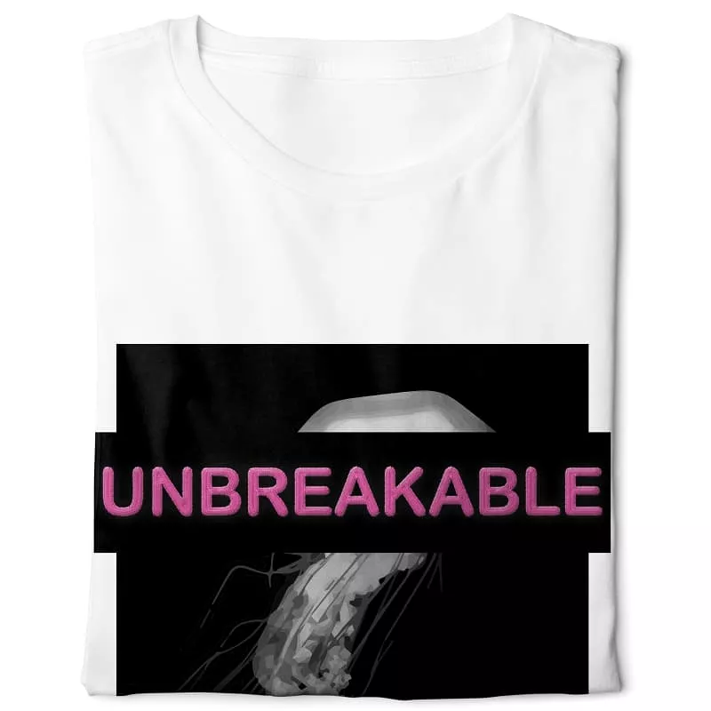 Unbreakable  -Digital Graphics Basic T-shirt White