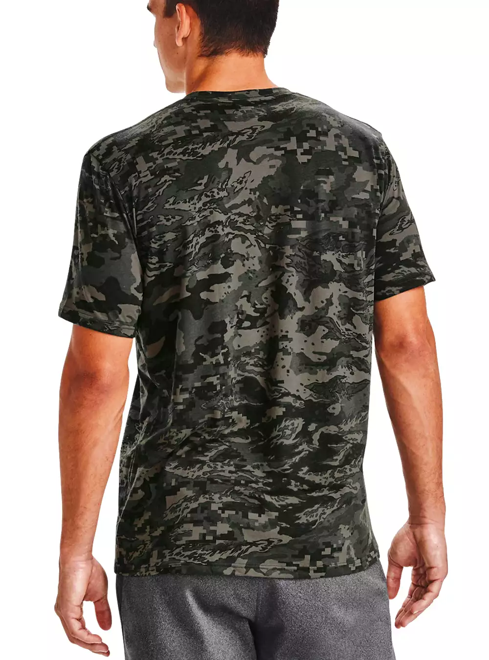 Under Armour Men's ABC Camo Short Sleeve - Green