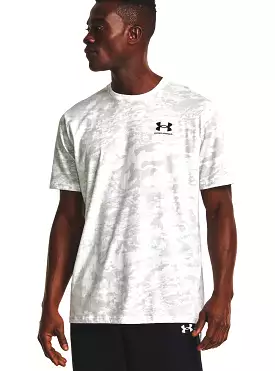 Under Armour Men's ABC Camo Short Sleeve - White