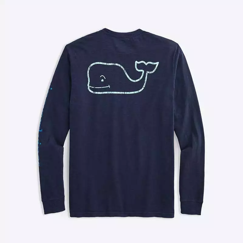 Vintage Whale Long Sleeve T-Shirt