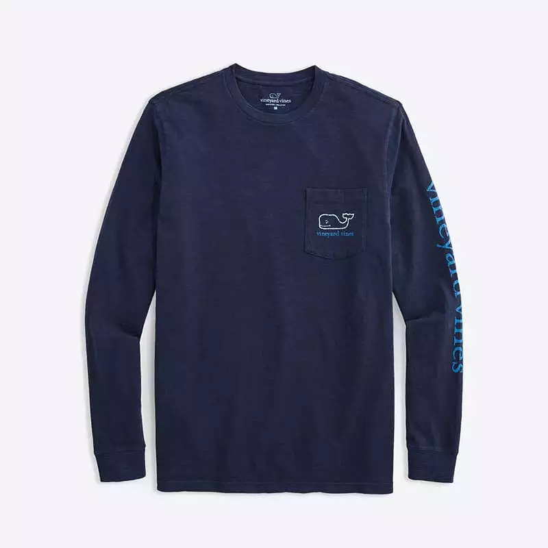 Vintage Whale Long Sleeve T-Shirt