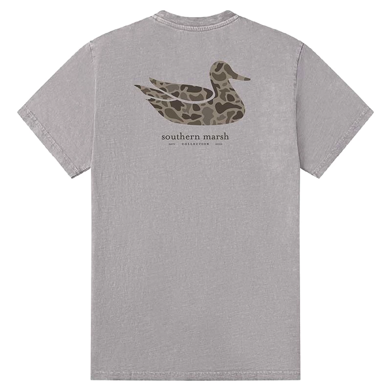 Washed Camo Duck Short Sleeve T-Shirt