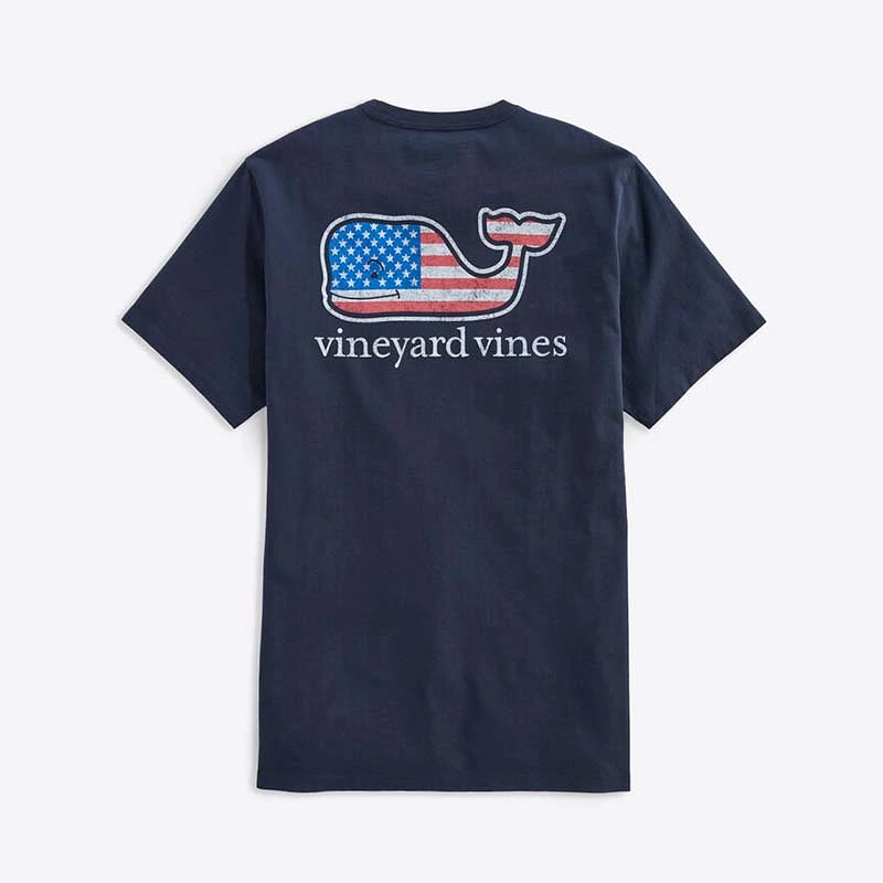 Whale Flag Short Sleeve T-Shirt