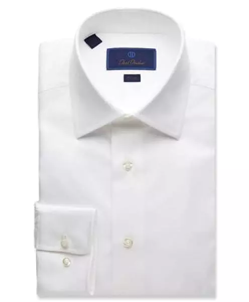 WHITE ROYAL OXFORD DRESS SHIRT - REGULAR FIT